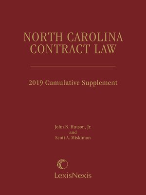 cover image of North Carolina Contract Law